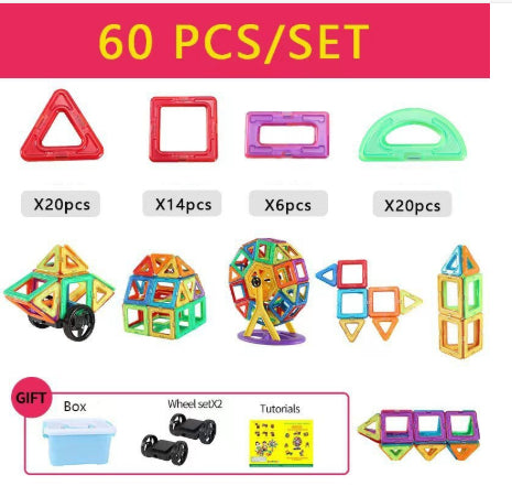 Blocs de construction magnétiques à monter soi-même, jouets magnétiques pour enfants, ensemble de construction design, cadeaux pour enfants