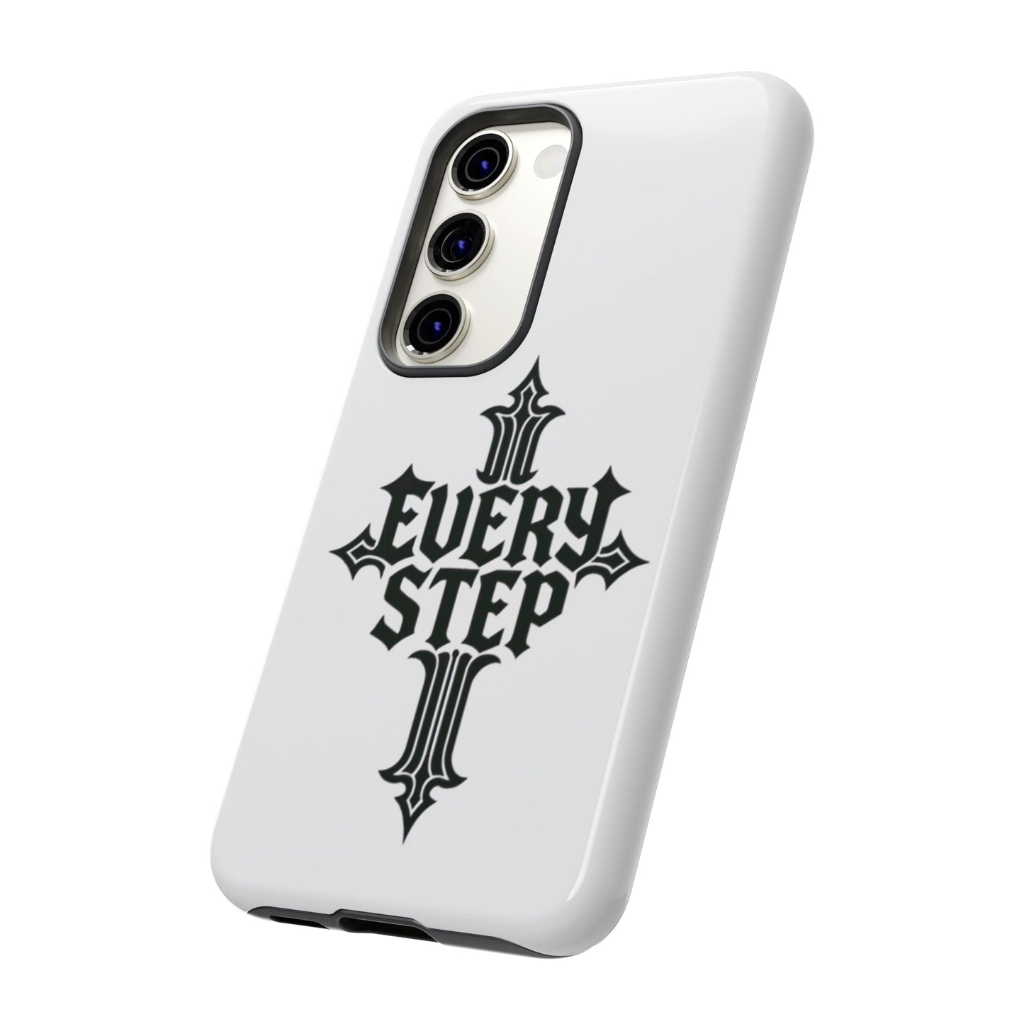 Coques résistantes au design motivant, Coque de téléphone « Chaque étape », Coque de téléphone inspirante, Cadeau unique pour lui/elle, Technologie inspirante [...]
