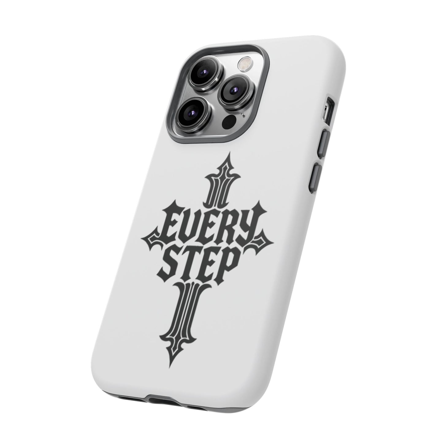 Coques résistantes au design motivant, Coque de téléphone « Chaque étape », Coque de téléphone inspirante, Cadeau unique pour lui/elle, Technologie inspirante [...]