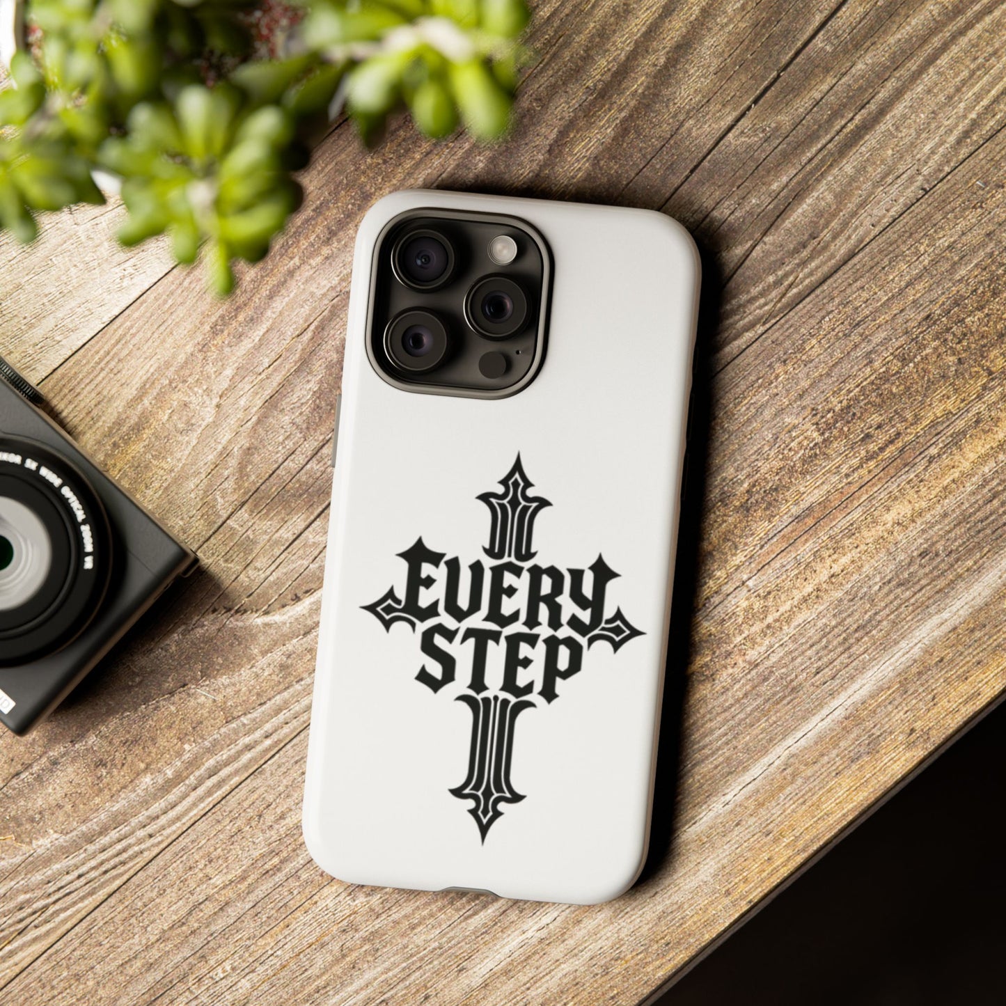Coques résistantes au design motivant, Coque de téléphone « Chaque étape », Coque de téléphone inspirante, Cadeau unique pour lui/elle, Technologie inspirante [...]