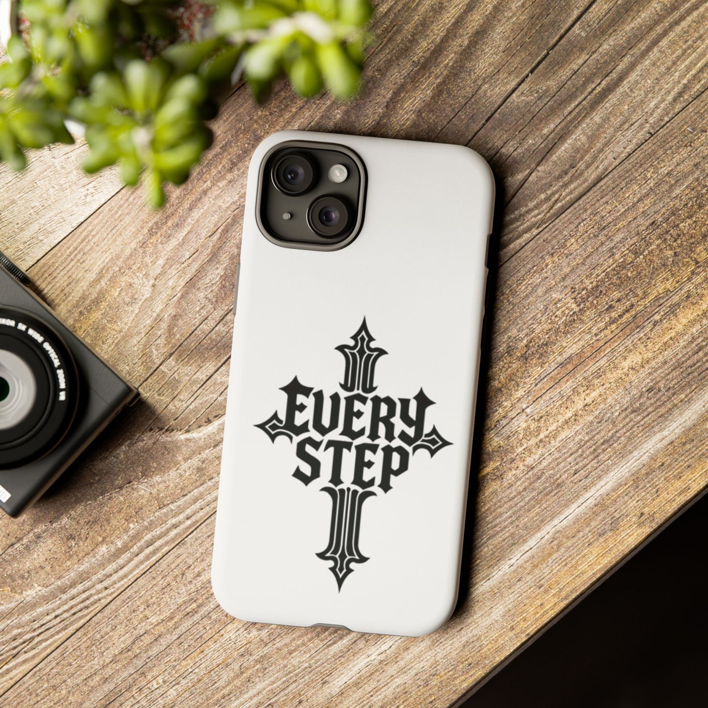 Coques résistantes au design motivant, Coque de téléphone « Chaque étape », Coque de téléphone inspirante, Cadeau unique pour lui/elle, Technologie inspirante [...]