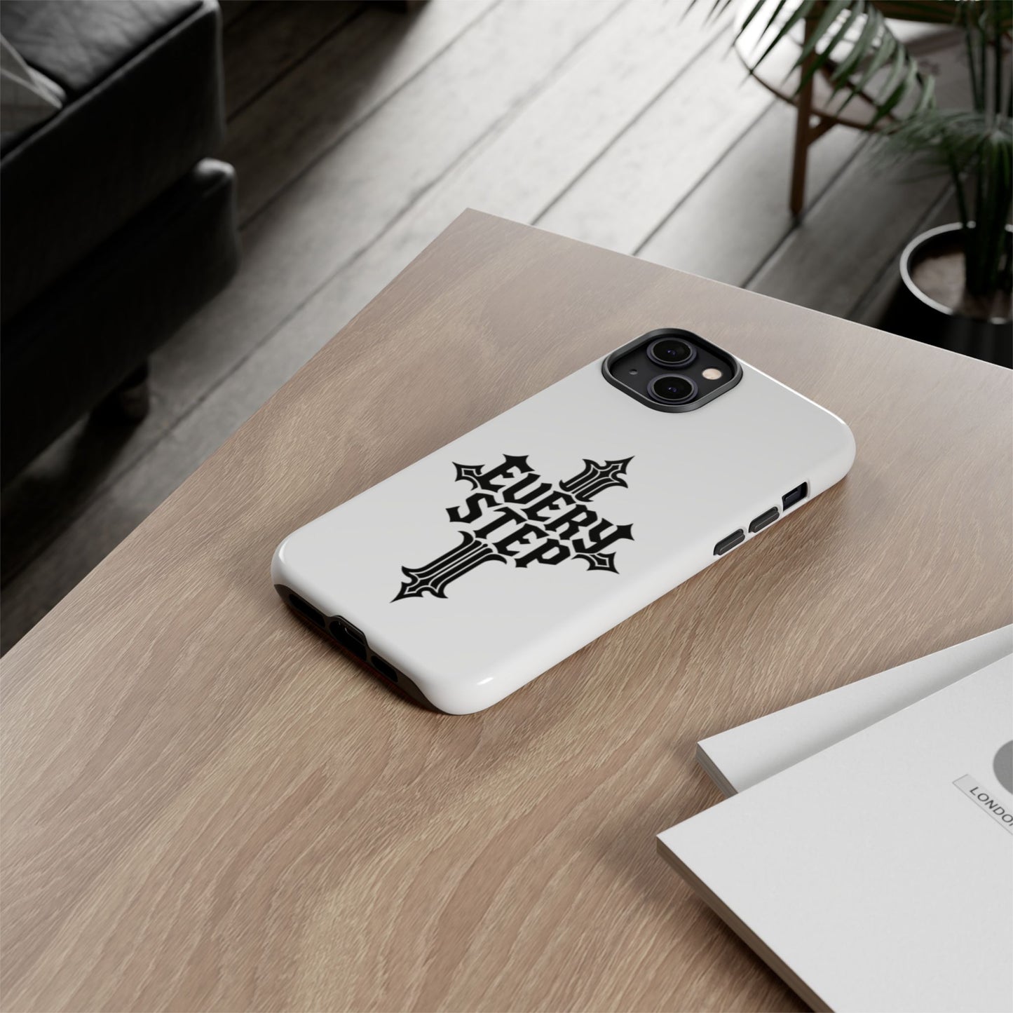 Coques résistantes au design motivant, Coque de téléphone « Chaque étape », Coque de téléphone inspirante, Cadeau unique pour lui/elle, Technologie inspirante [...]