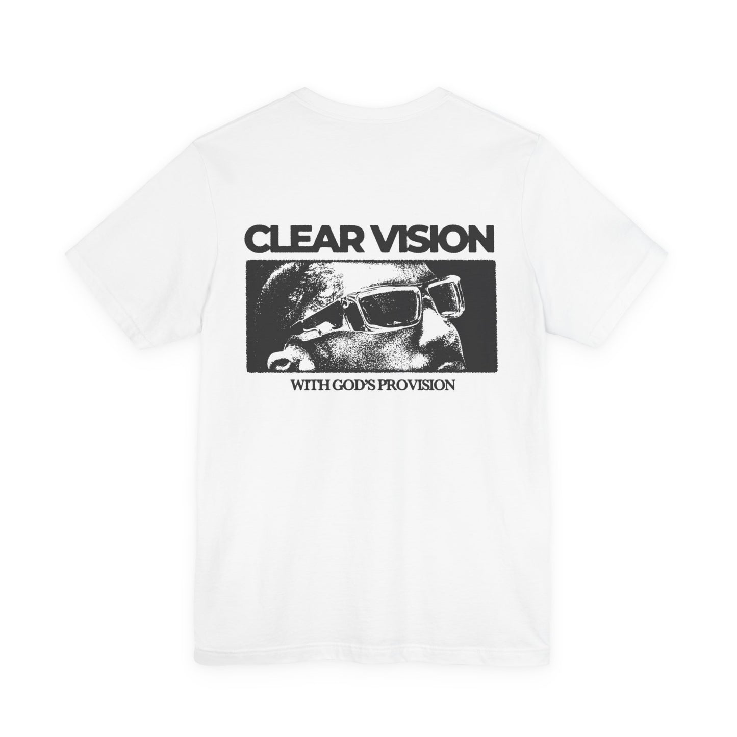 T-shirt unisexe Clear Vision - Message spirituel - Chemise décontractée