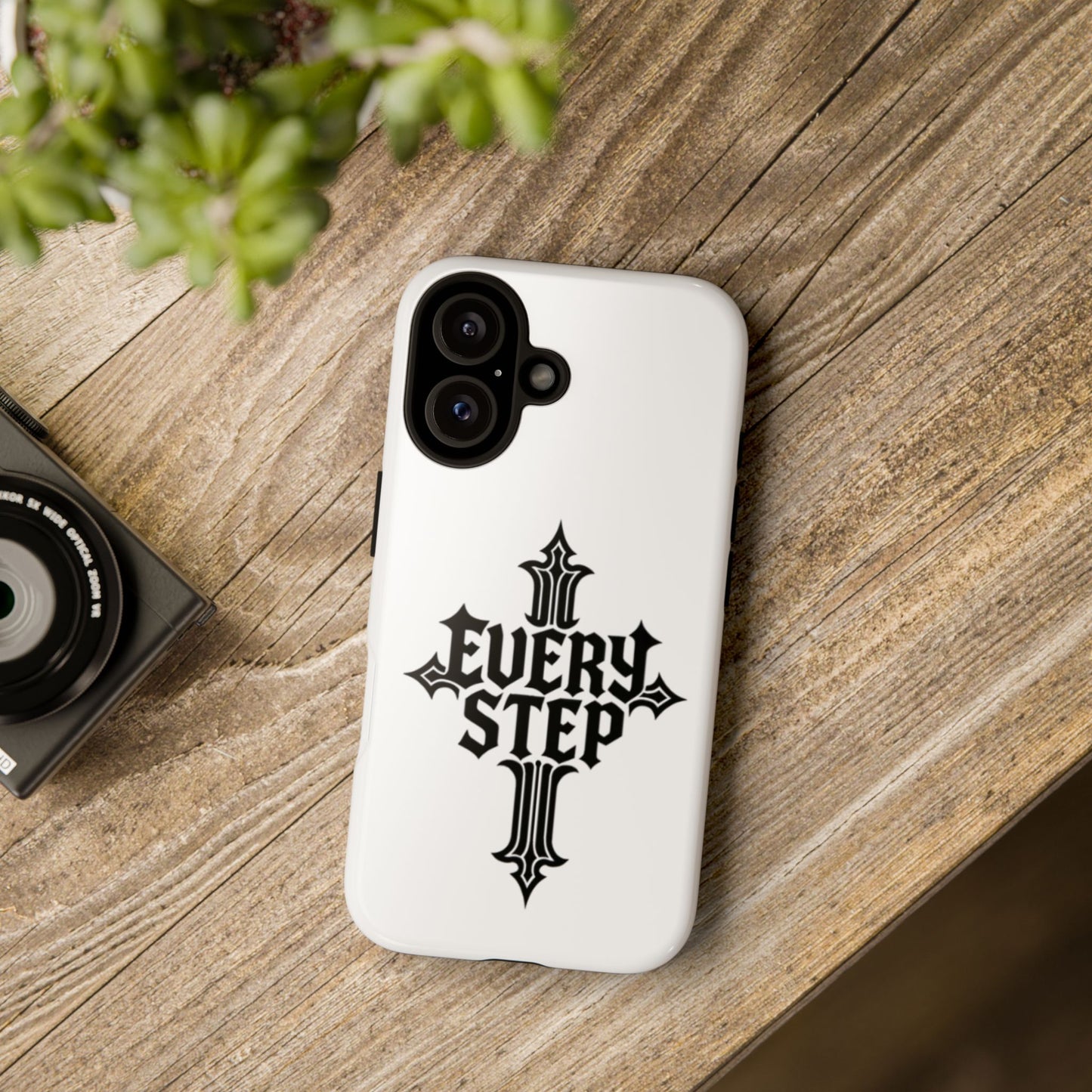 Coques résistantes au design motivant, Coque de téléphone « Chaque étape », Coque de téléphone inspirante, Cadeau unique pour lui/elle, Technologie inspirante [...]