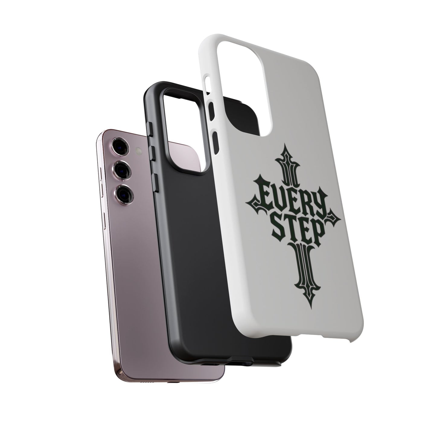 Coques résistantes au design motivant, Coque de téléphone « Chaque étape », Coque de téléphone inspirante, Cadeau unique pour lui/elle, Technologie inspirante [...]