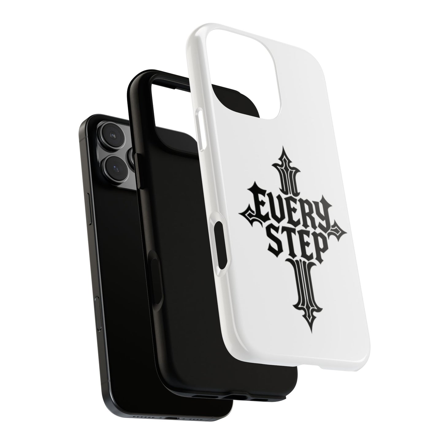 Coques résistantes au design motivant, Coque de téléphone « Chaque étape », Coque de téléphone inspirante, Cadeau unique pour lui/elle, Technologie inspirante [...]