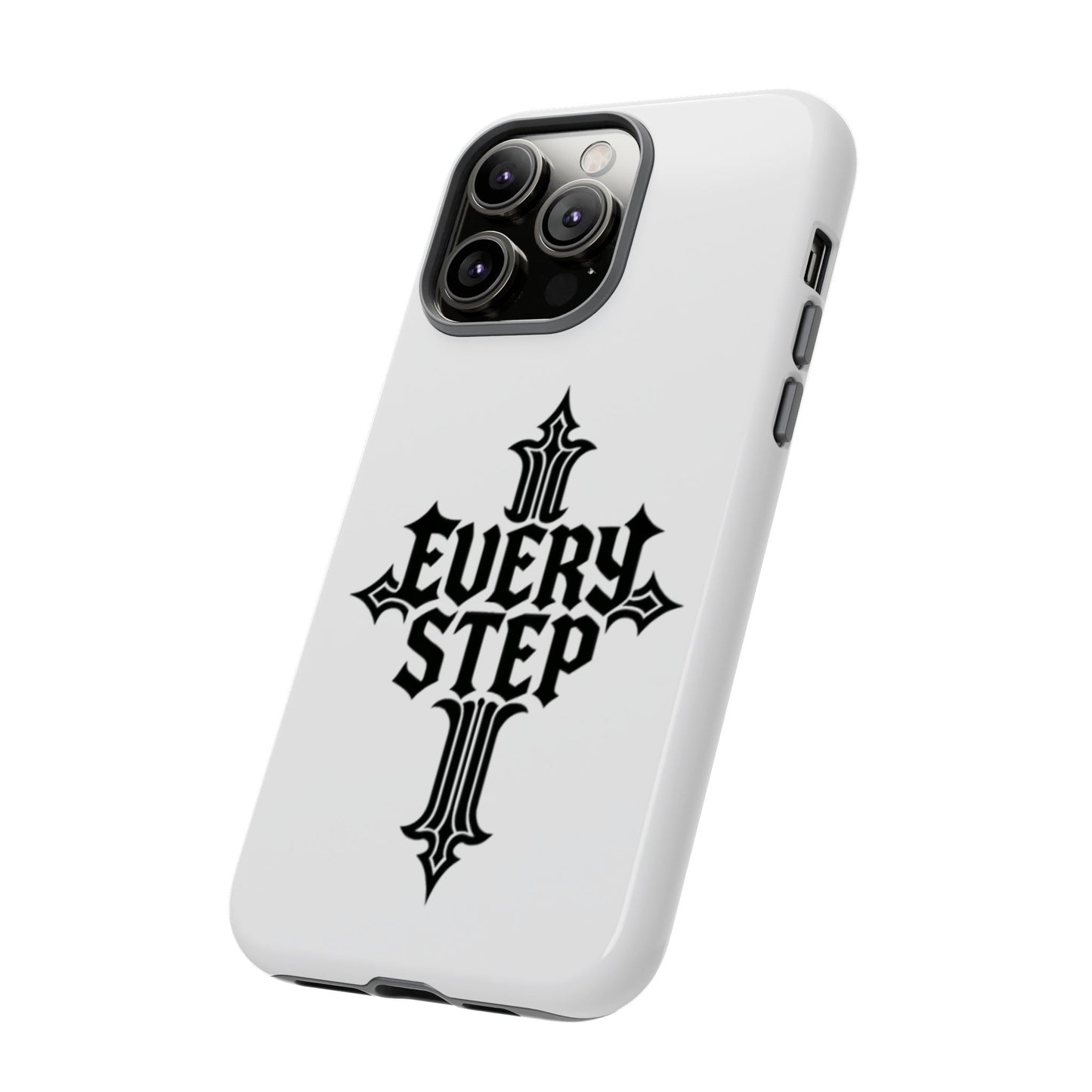 Coques résistantes au design motivant, Coque de téléphone « Chaque étape », Coque de téléphone inspirante, Cadeau unique pour lui/elle, Technologie inspirante [...]