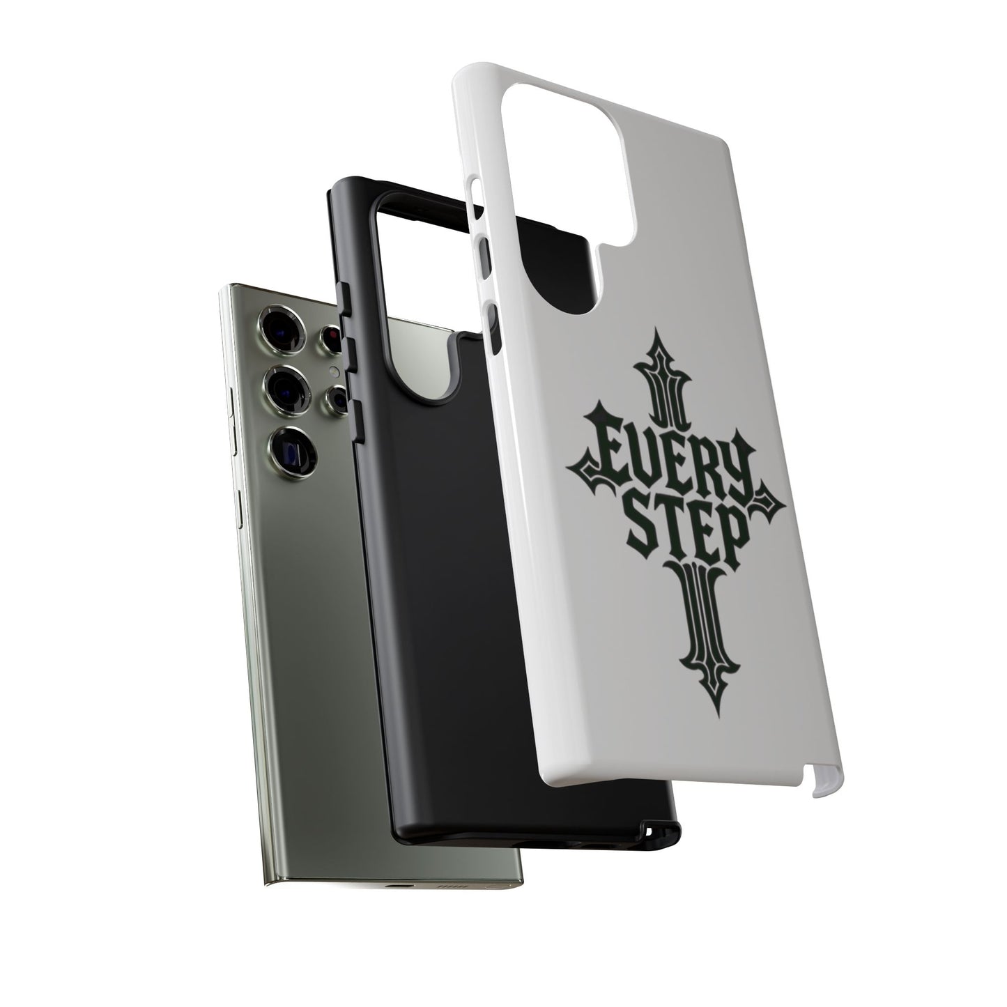 Coques résistantes au design motivant, Coque de téléphone « Chaque étape », Coque de téléphone inspirante, Cadeau unique pour lui/elle, Technologie inspirante [...]