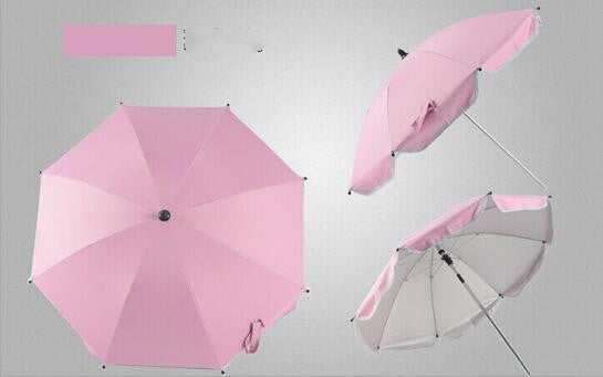 Parapluie de poussette réglable à 360 degrés