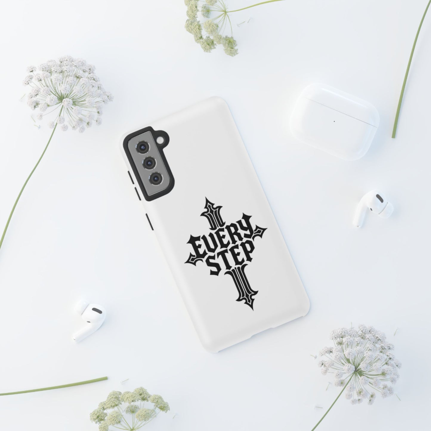 Coques résistantes au design motivant, Coque de téléphone « Chaque étape », Coque de téléphone inspirante, Cadeau unique pour lui/elle, Technologie inspirante [...]