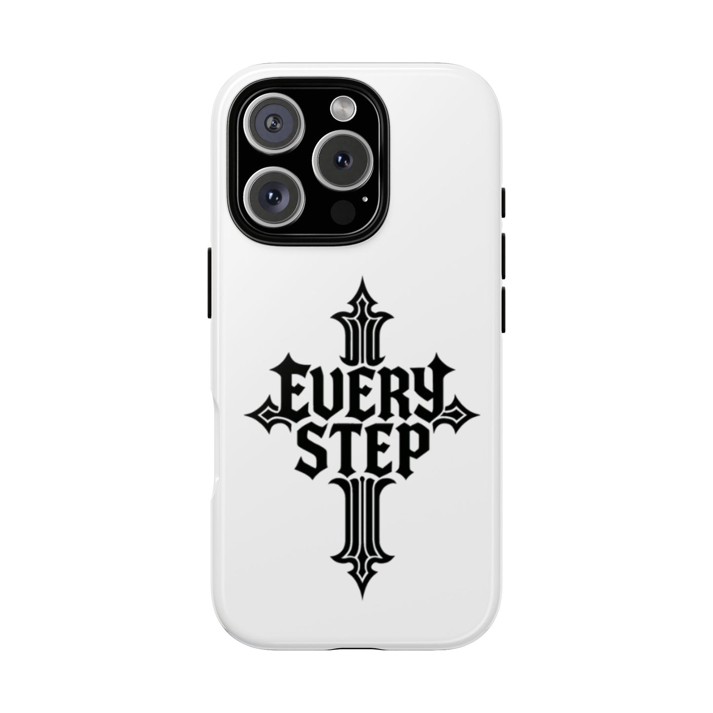 Coques résistantes au design motivant, Coque de téléphone « Chaque étape », Coque de téléphone inspirante, Cadeau unique pour lui/elle, Technologie inspirante [...]