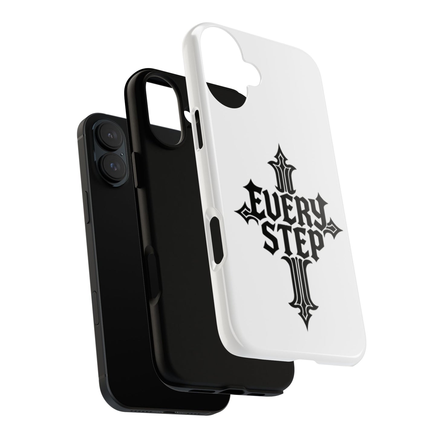 Coques résistantes au design motivant, Coque de téléphone « Chaque étape », Coque de téléphone inspirante, Cadeau unique pour lui/elle, Technologie inspirante [...]