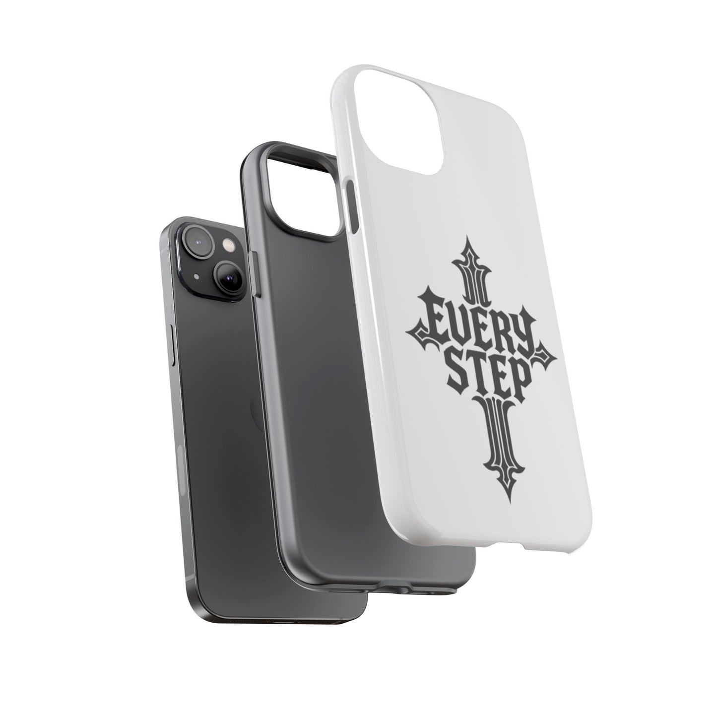 Coques résistantes au design motivant, Coque de téléphone « Chaque étape », Coque de téléphone inspirante, Cadeau unique pour lui/elle, Technologie inspirante [...]