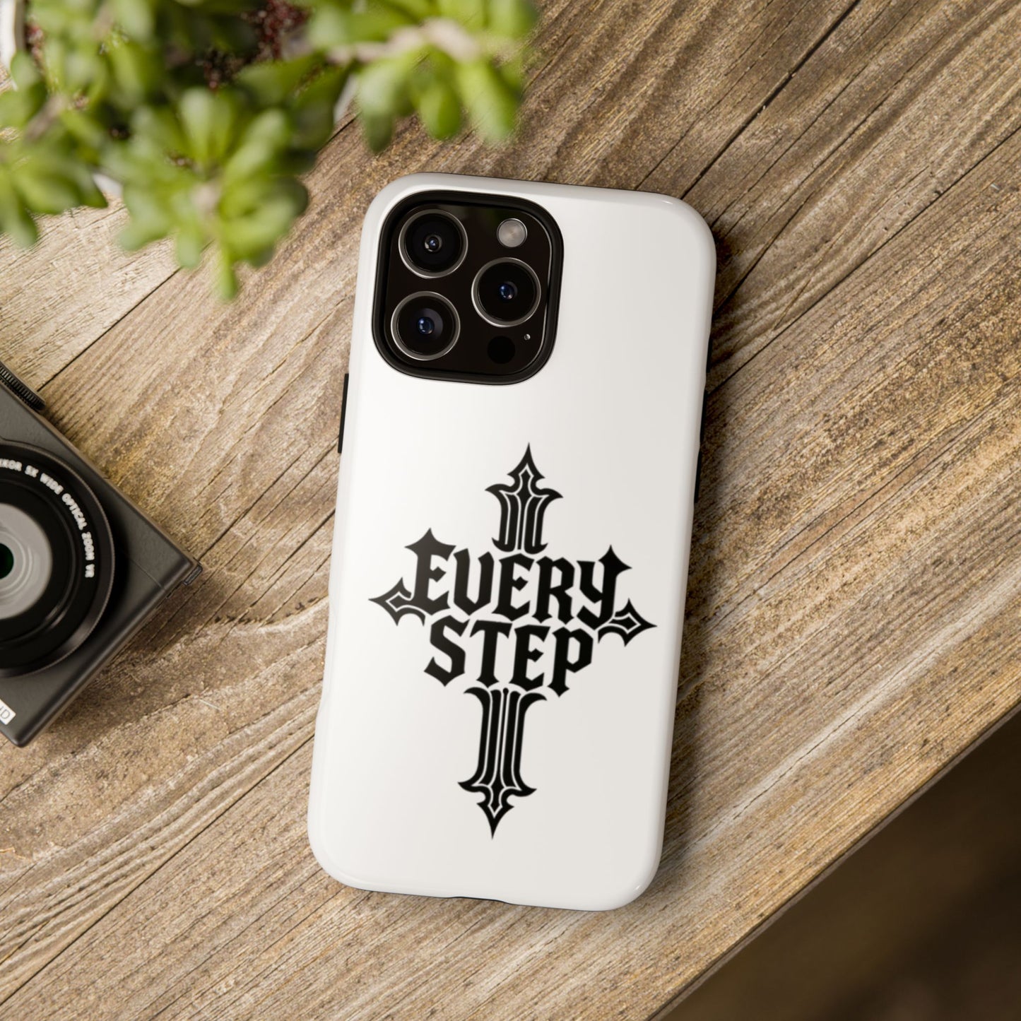 Coques résistantes au design motivant, Coque de téléphone « Chaque étape », Coque de téléphone inspirante, Cadeau unique pour lui/elle, Technologie inspirante [...]