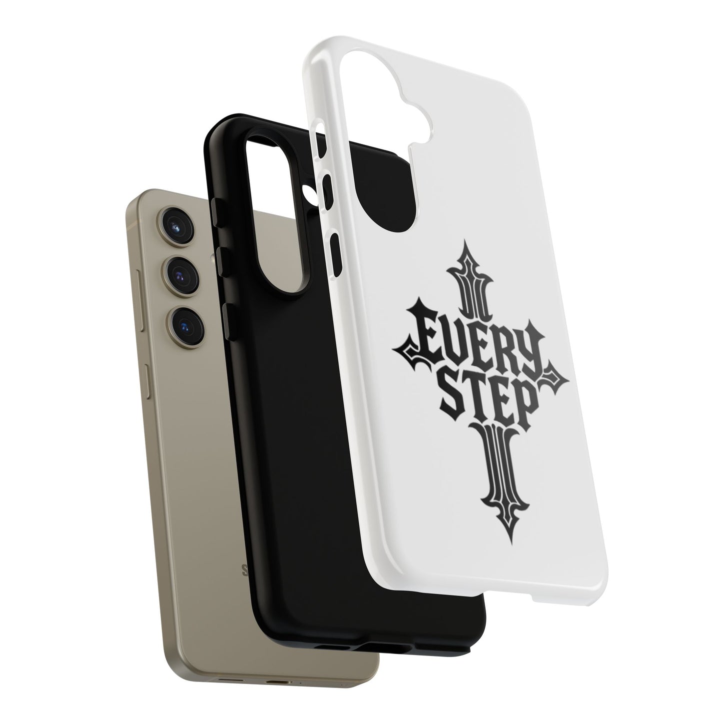 Coques résistantes au design motivant, Coque de téléphone « Chaque étape », Coque de téléphone inspirante, Cadeau unique pour lui/elle, Technologie inspirante [...]