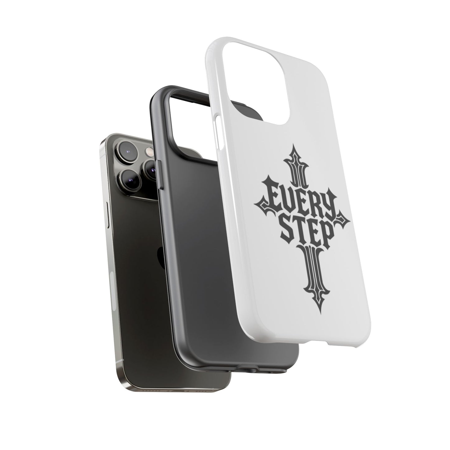 Coques résistantes au design motivant, Coque de téléphone « Chaque étape », Coque de téléphone inspirante, Cadeau unique pour lui/elle, Technologie inspirante [...]