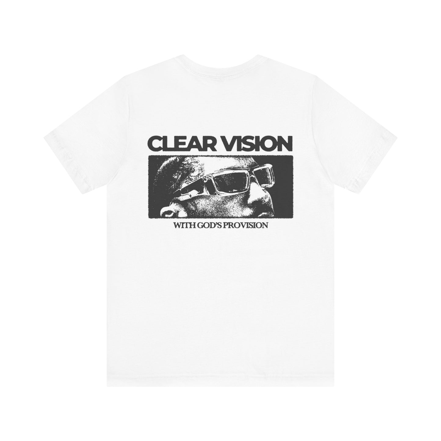 T-shirt unisexe Clear Vision - Message spirituel - Chemise décontractée