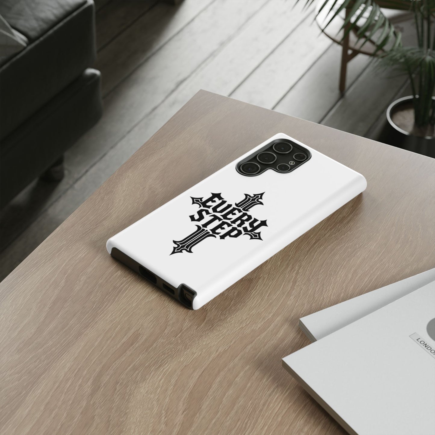 Coques résistantes au design motivant, Coque de téléphone « Chaque étape », Coque de téléphone inspirante, Cadeau unique pour lui/elle, Technologie inspirante [...]