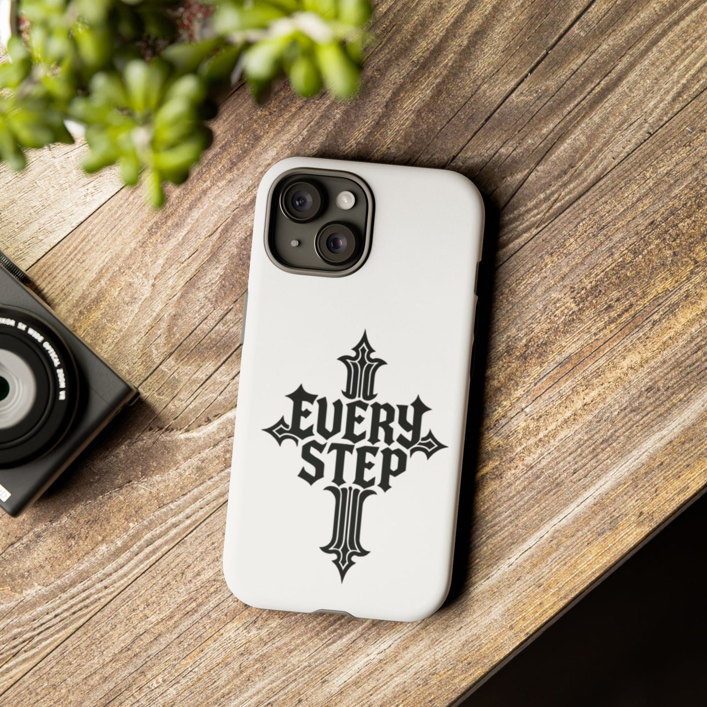 Coques résistantes au design motivant, Coque de téléphone « Chaque étape », Coque de téléphone inspirante, Cadeau unique pour lui/elle, Technologie inspirante [...]