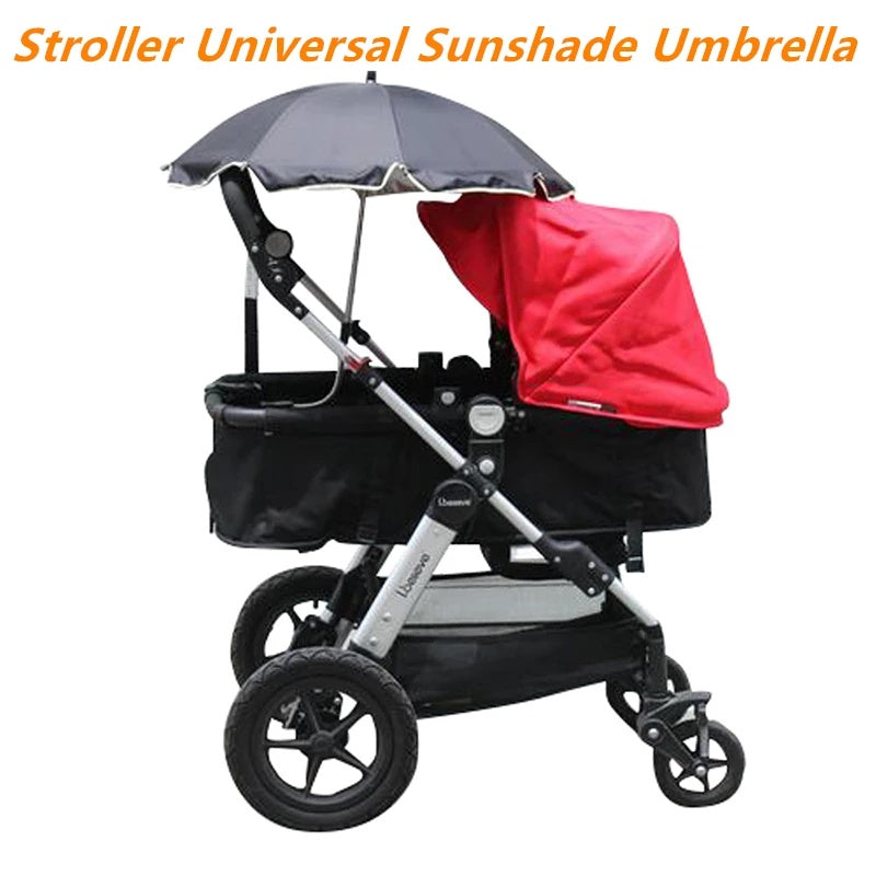 Parapluie de poussette réglable à 360 degrés