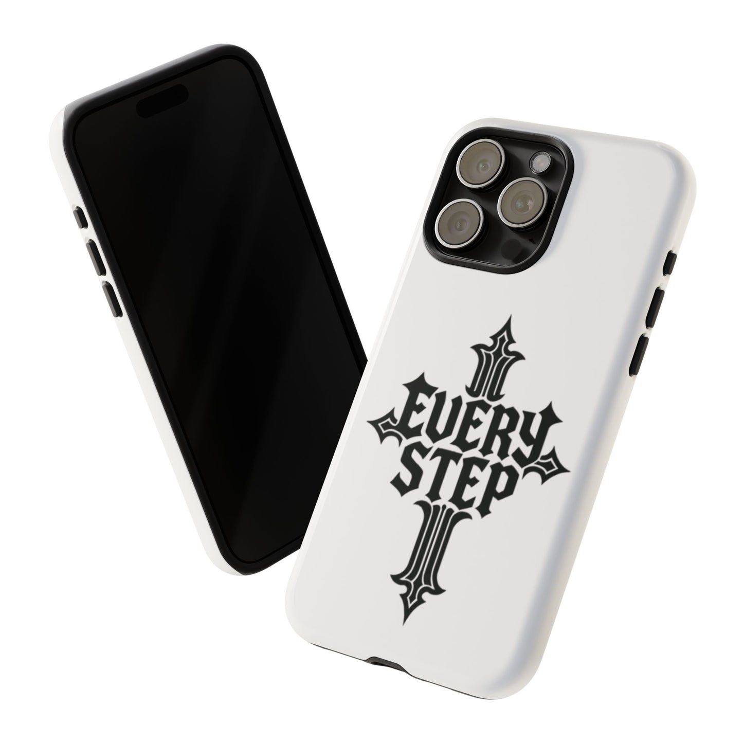 Coques résistantes au design motivant, Coque de téléphone « Chaque étape », Coque de téléphone inspirante, Cadeau unique pour lui/elle, Technologie inspirante [...]