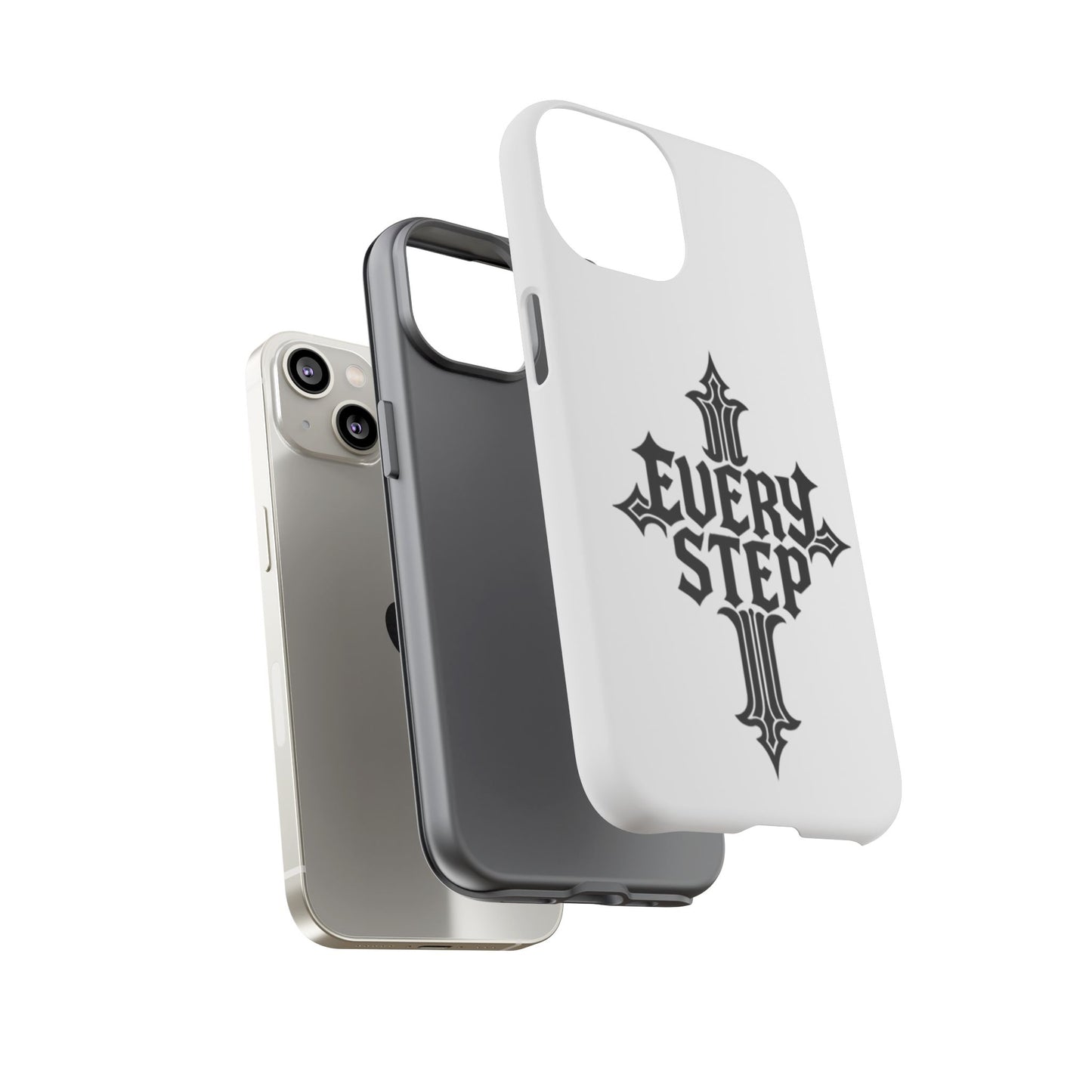 Coques résistantes au design motivant, Coque de téléphone « Chaque étape », Coque de téléphone inspirante, Cadeau unique pour lui/elle, Technologie inspirante [...]