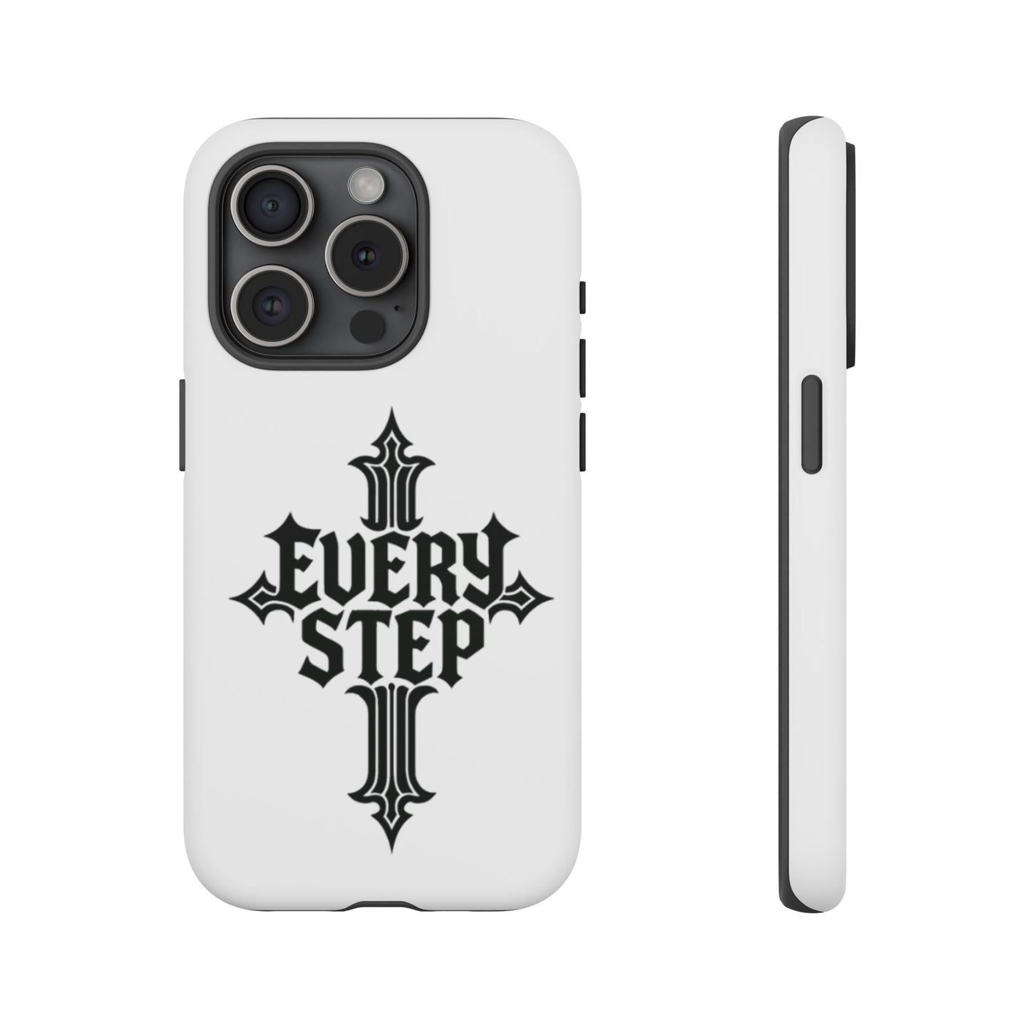 Coques résistantes au design motivant, Coque de téléphone « Chaque étape », Coque de téléphone inspirante, Cadeau unique pour lui/elle, Technologie inspirante [...]