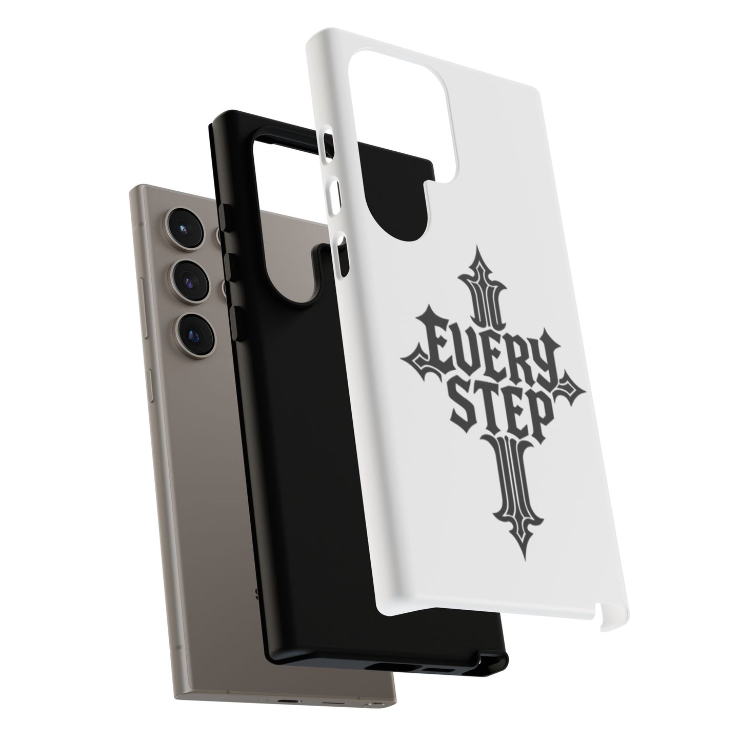 Coques résistantes au design motivant, Coque de téléphone « Chaque étape », Coque de téléphone inspirante, Cadeau unique pour lui/elle, Technologie inspirante [...]