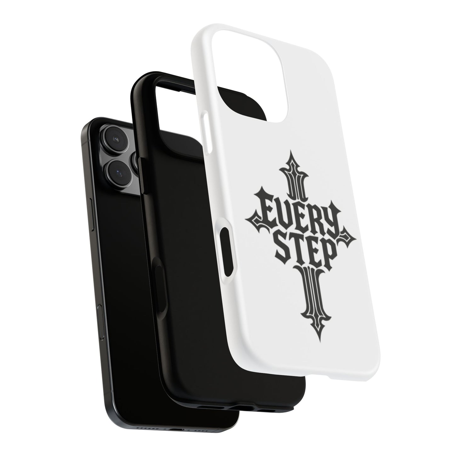 Coques résistantes au design motivant, Coque de téléphone « Chaque étape », Coque de téléphone inspirante, Cadeau unique pour lui/elle, Technologie inspirante [...]