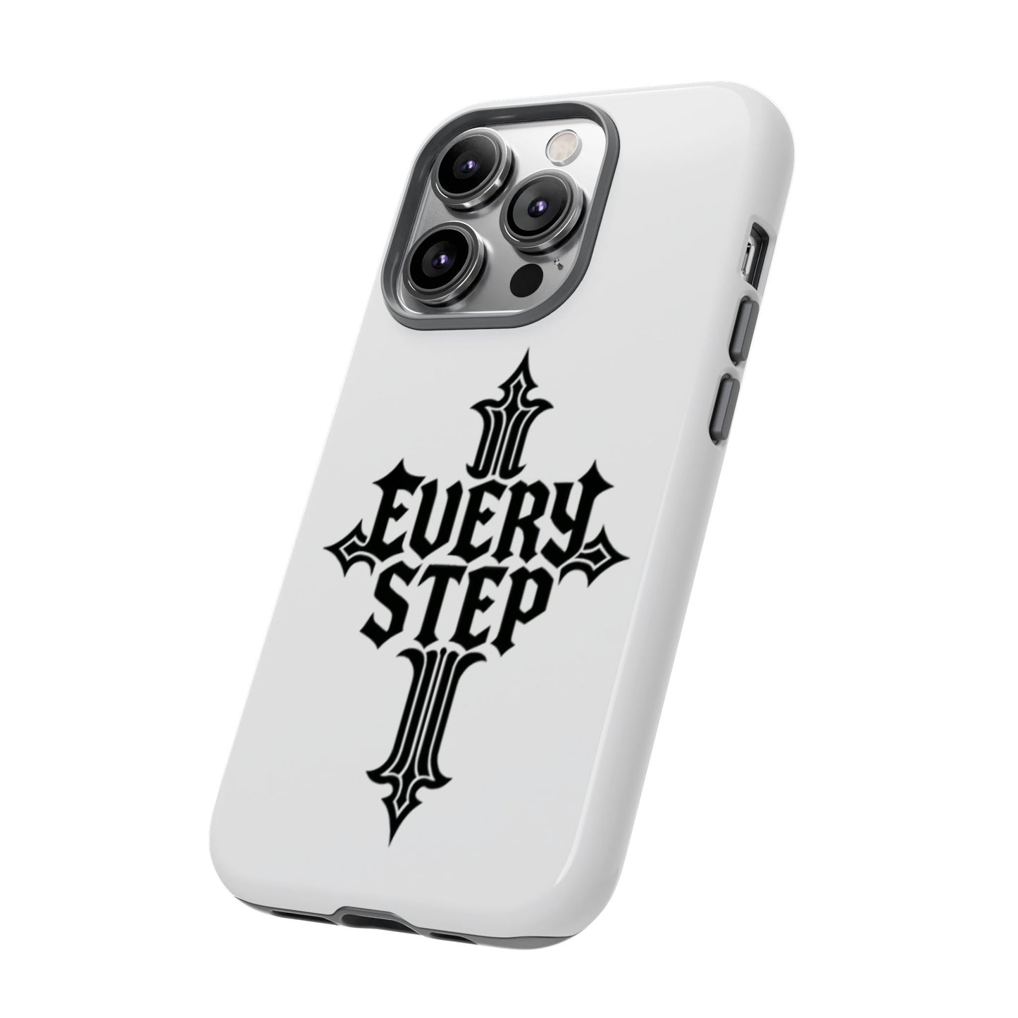 Coques résistantes au design motivant, Coque de téléphone « Chaque étape », Coque de téléphone inspirante, Cadeau unique pour lui/elle, Technologie inspirante [...]