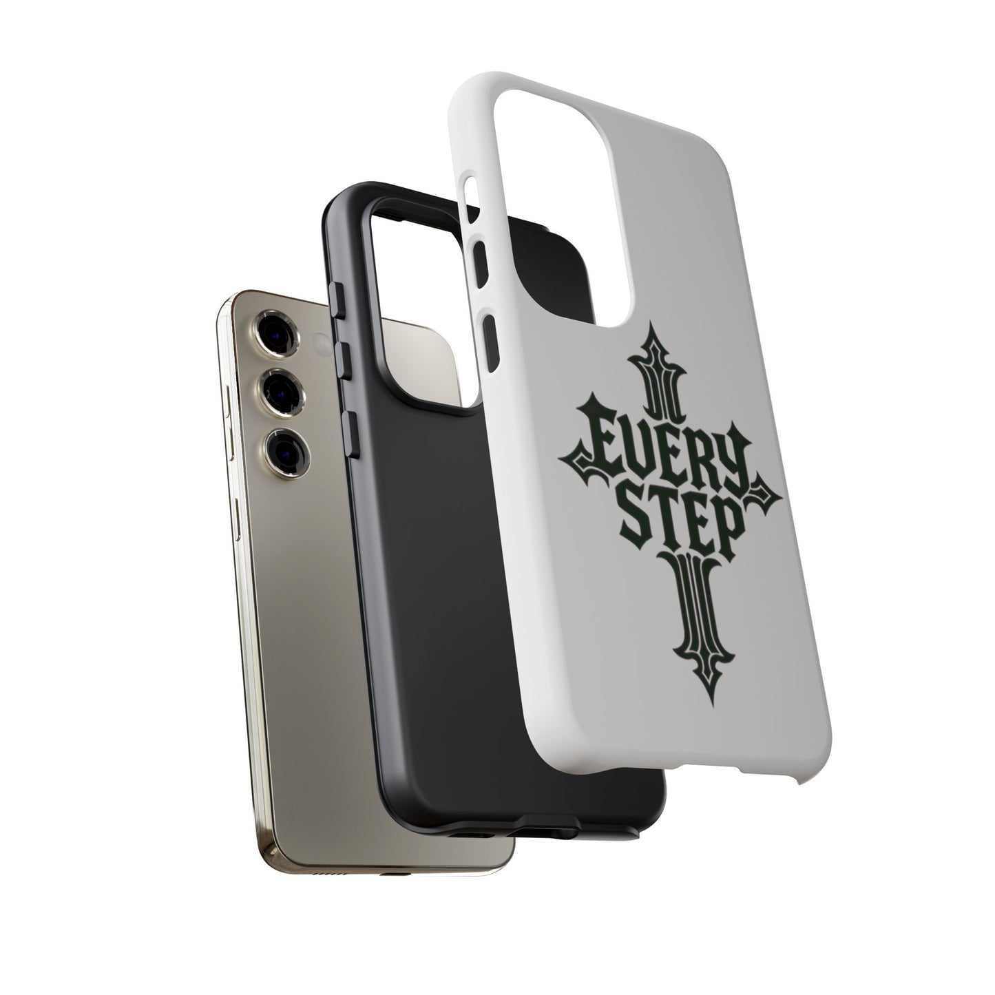 Coques résistantes au design motivant, Coque de téléphone « Chaque étape », Coque de téléphone inspirante, Cadeau unique pour lui/elle, Technologie inspirante [...]