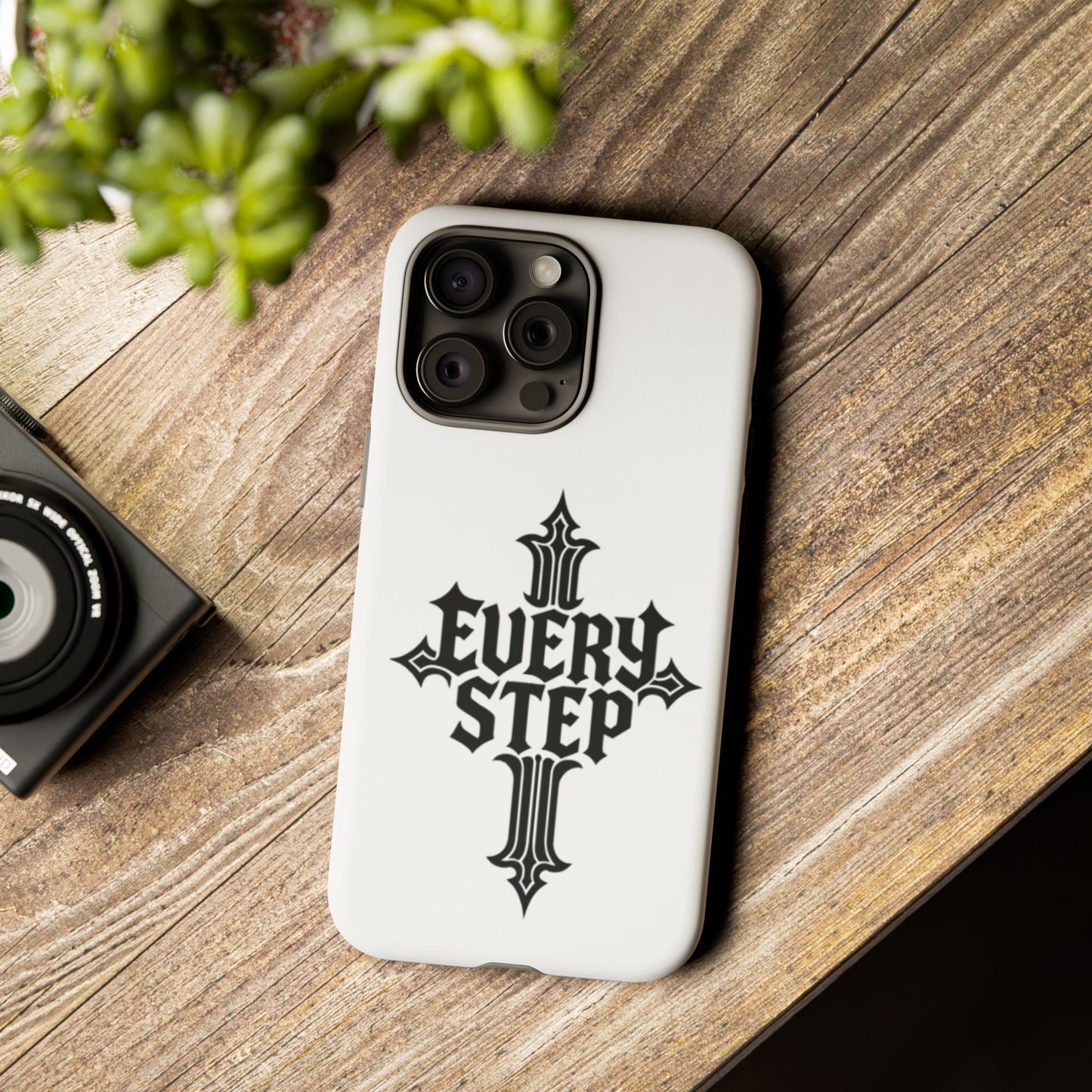 Coques résistantes au design motivant, Coque de téléphone « Chaque étape », Coque de téléphone inspirante, Cadeau unique pour lui/elle, Technologie inspirante [...]