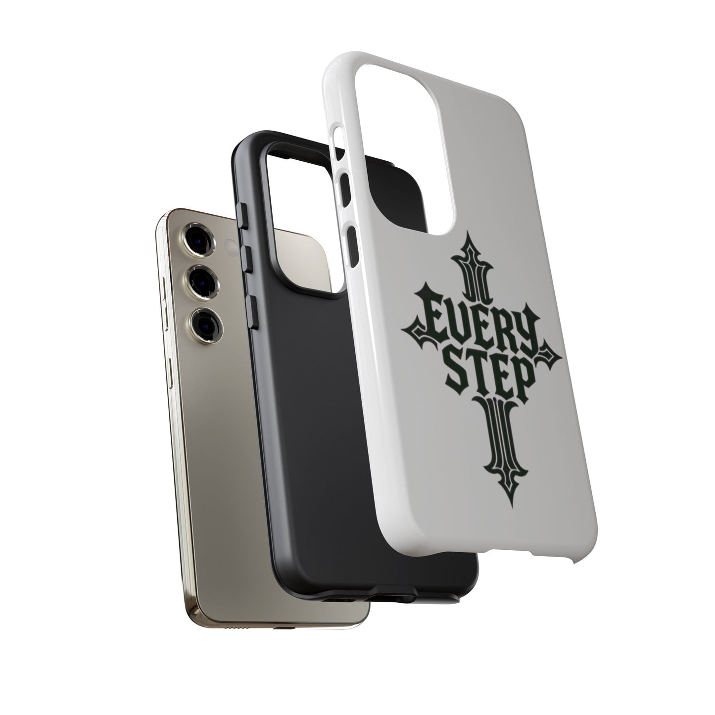 Coques résistantes au design motivant, Coque de téléphone « Chaque étape », Coque de téléphone inspirante, Cadeau unique pour lui/elle, Technologie inspirante [...]