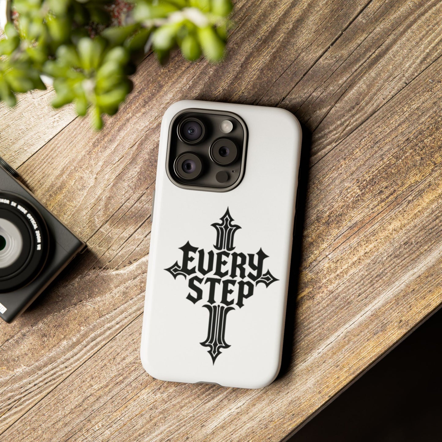 Coques résistantes au design motivant, Coque de téléphone « Chaque étape », Coque de téléphone inspirante, Cadeau unique pour lui/elle, Technologie inspirante [...]