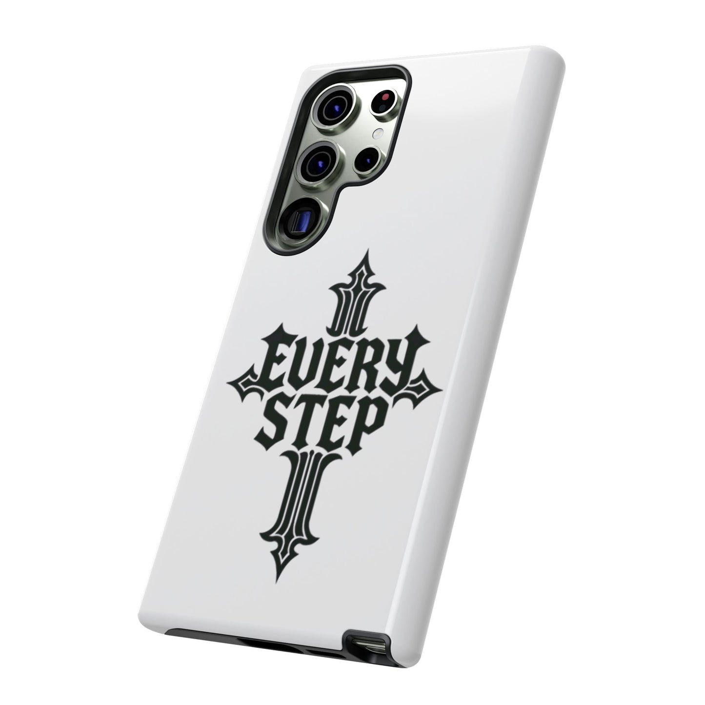 Coques résistantes au design motivant, Coque de téléphone « Chaque étape », Coque de téléphone inspirante, Cadeau unique pour lui/elle, Technologie inspirante [...]