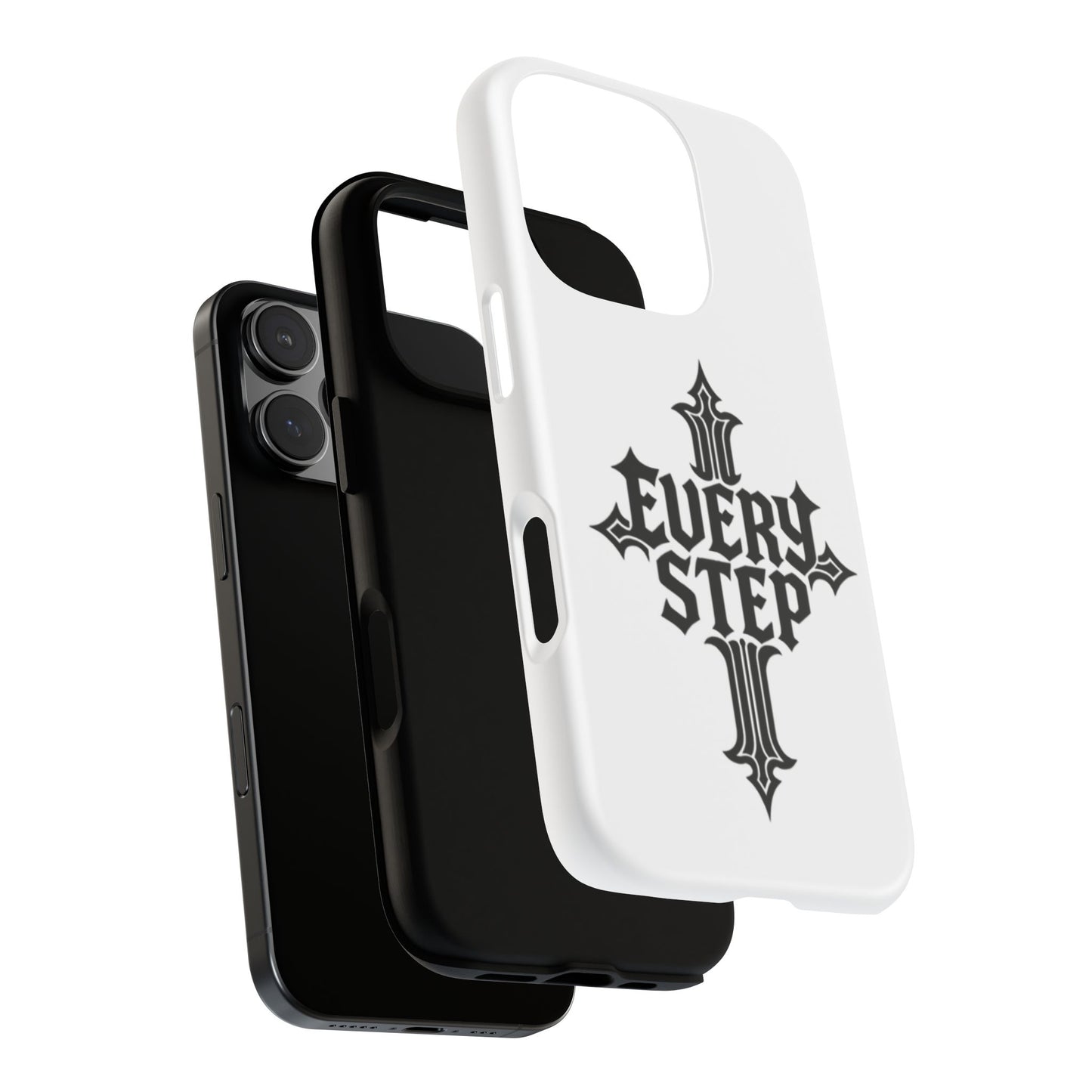 Coques résistantes au design motivant, Coque de téléphone « Chaque étape », Coque de téléphone inspirante, Cadeau unique pour lui/elle, Technologie inspirante [...]