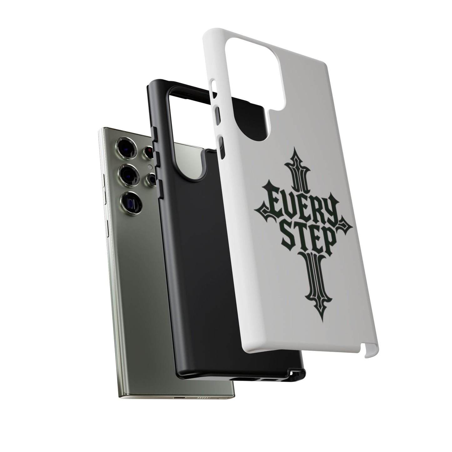 Coques résistantes au design motivant, Coque de téléphone « Chaque étape », Coque de téléphone inspirante, Cadeau unique pour lui/elle, Technologie inspirante [...]