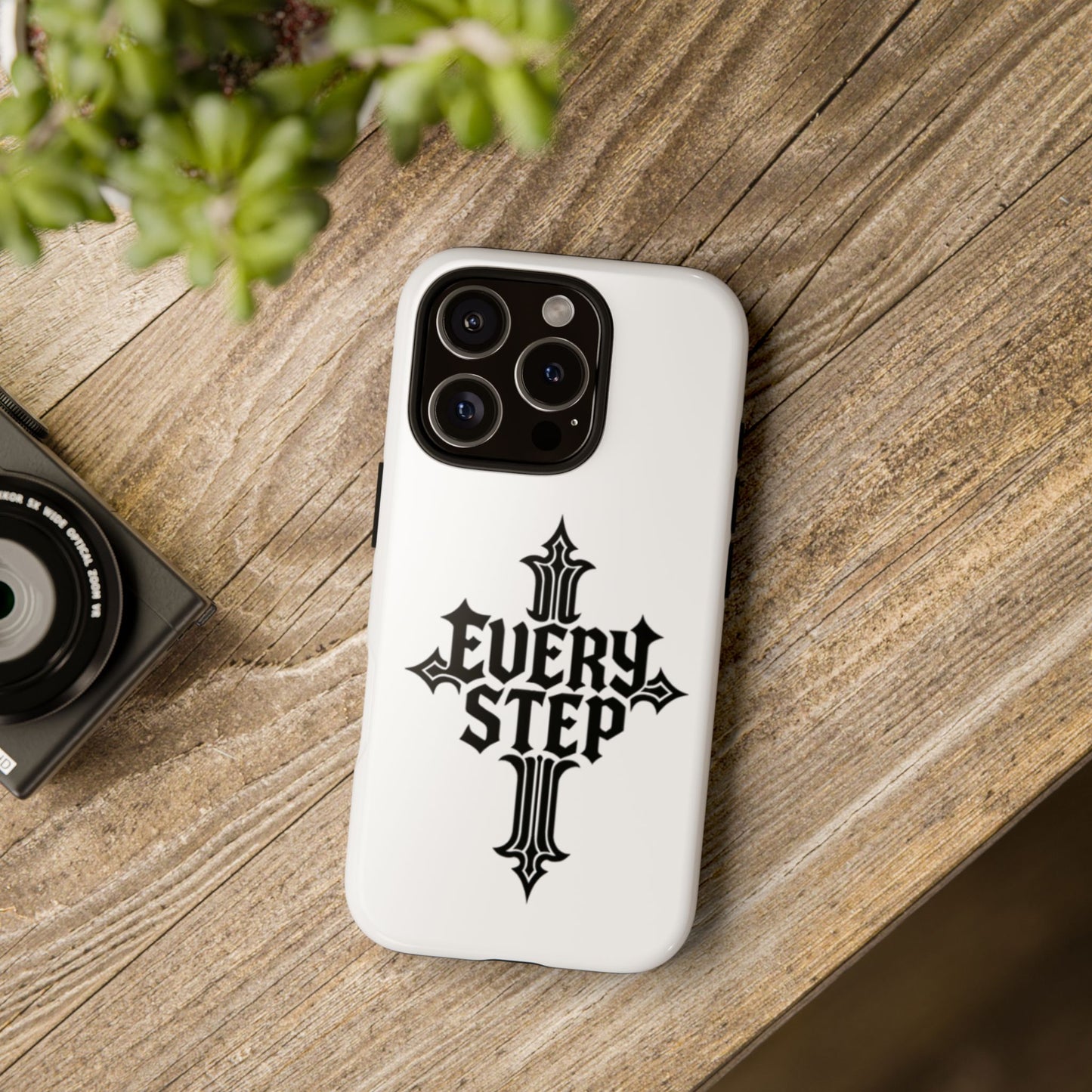 Coques résistantes au design motivant, Coque de téléphone « Chaque étape », Coque de téléphone inspirante, Cadeau unique pour lui/elle, Technologie inspirante [...]