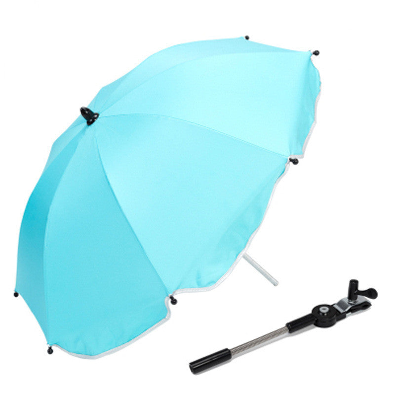Parapluie de poussette réglable à 360 degrés
