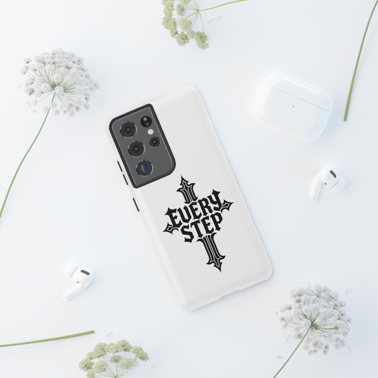 Coques résistantes au design motivant, Coque de téléphone « Chaque étape », Coque de téléphone inspirante, Cadeau unique pour lui/elle, Technologie inspirante [...]