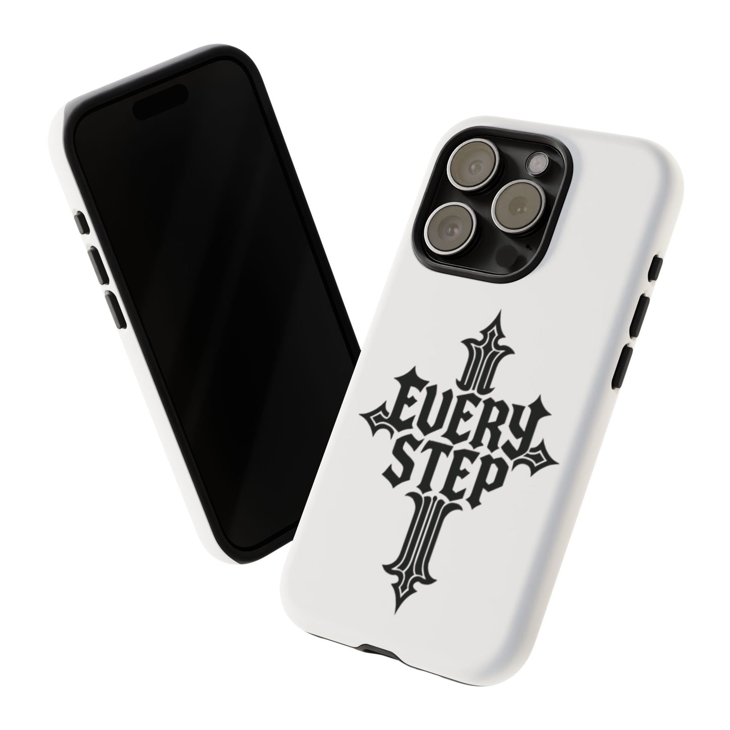 Coques résistantes au design motivant, Coque de téléphone « Chaque étape », Coque de téléphone inspirante, Cadeau unique pour lui/elle, Technologie inspirante [...]