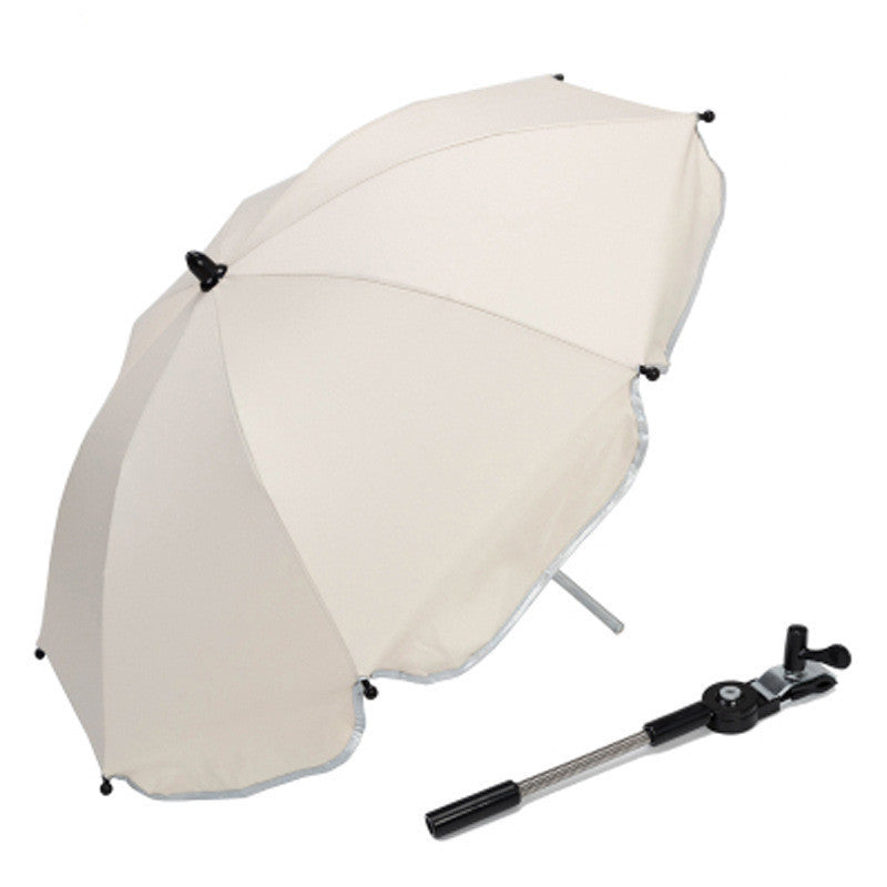 Parapluie de poussette réglable à 360 degrés