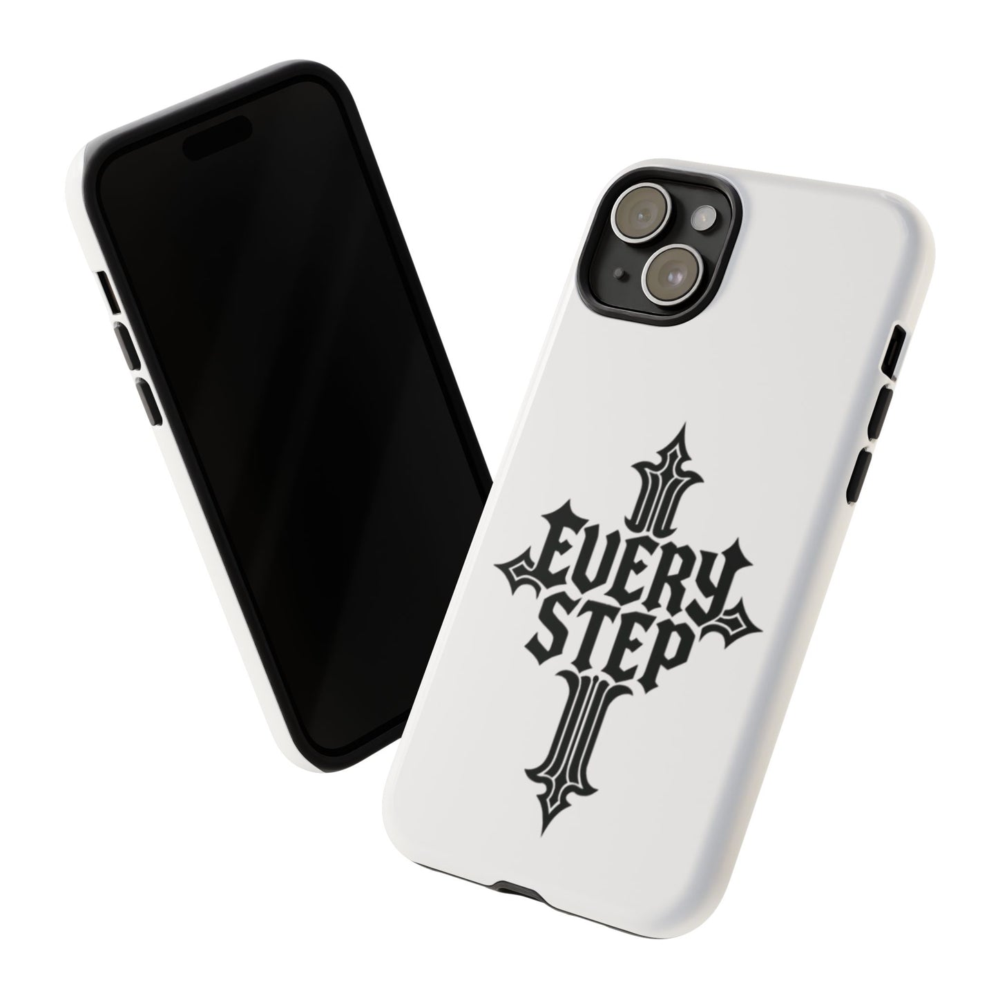 Coques résistantes au design motivant, Coque de téléphone « Chaque étape », Coque de téléphone inspirante, Cadeau unique pour lui/elle, Technologie inspirante [...]