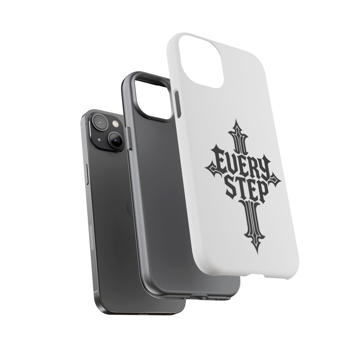Coques résistantes au design motivant, Coque de téléphone « Chaque étape », Coque de téléphone inspirante, Cadeau unique pour lui/elle, Technologie inspirante [...]