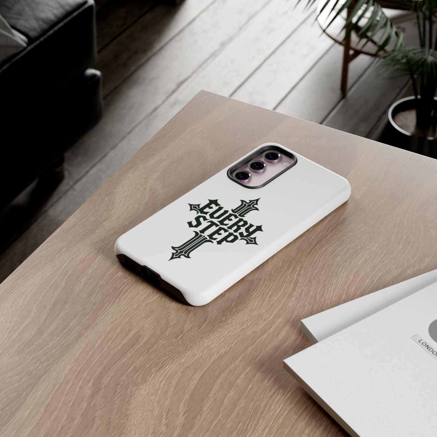 Coques résistantes au design motivant, Coque de téléphone « Chaque étape », Coque de téléphone inspirante, Cadeau unique pour lui/elle, Technologie inspirante [...]
