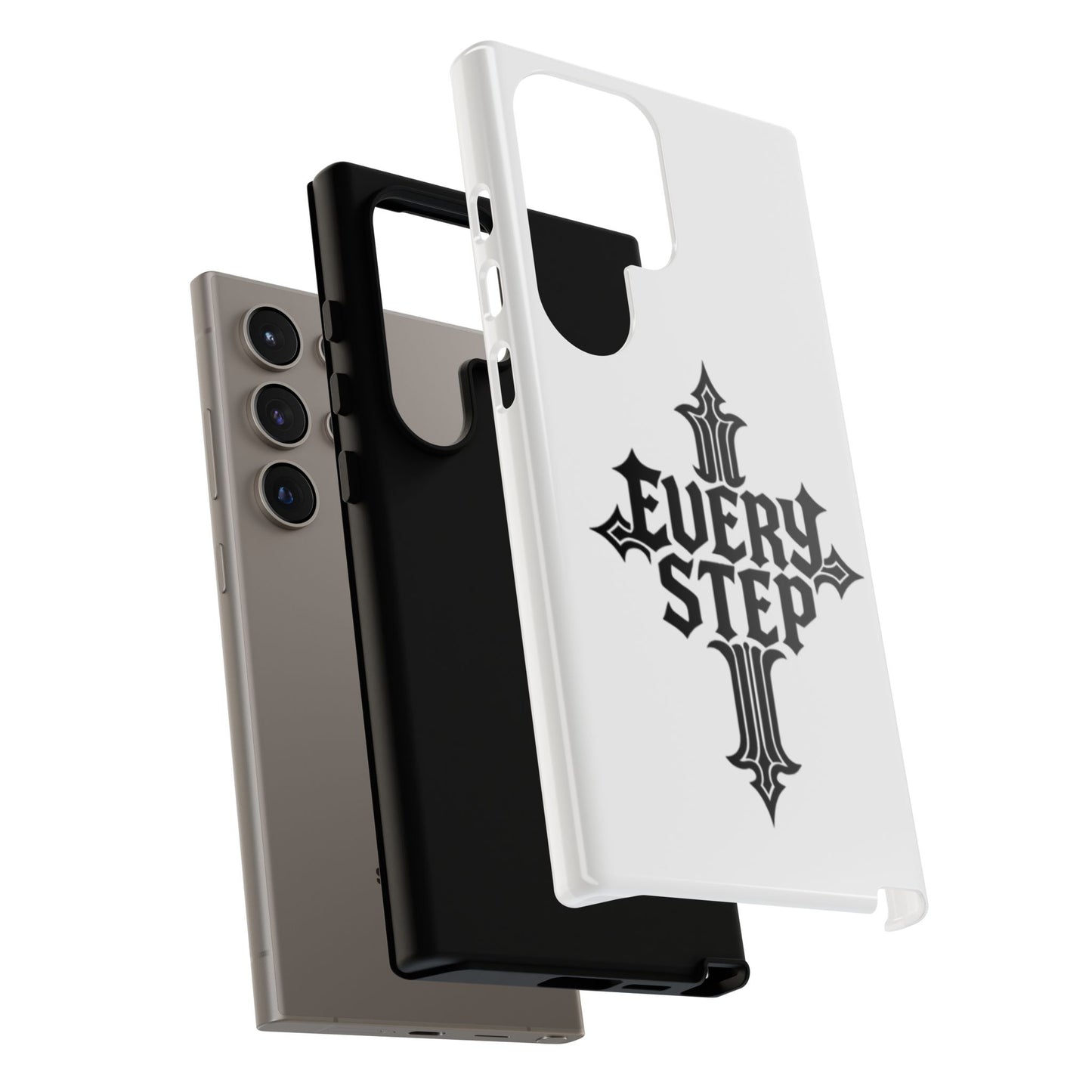 Coques résistantes au design motivant, Coque de téléphone « Chaque étape », Coque de téléphone inspirante, Cadeau unique pour lui/elle, Technologie inspirante [...]