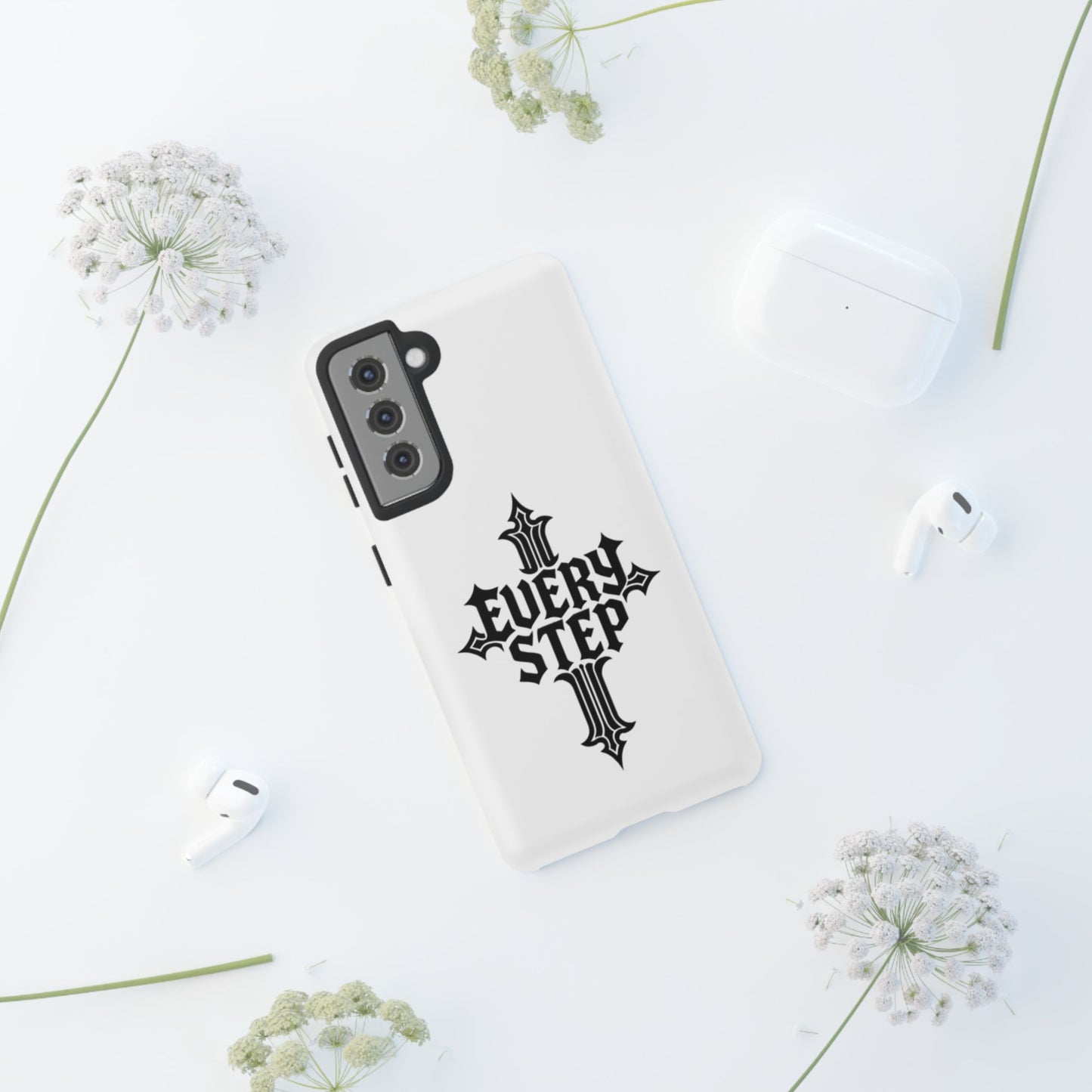 Coques résistantes au design motivant, Coque de téléphone « Chaque étape », Coque de téléphone inspirante, Cadeau unique pour lui/elle, Technologie inspirante [...]