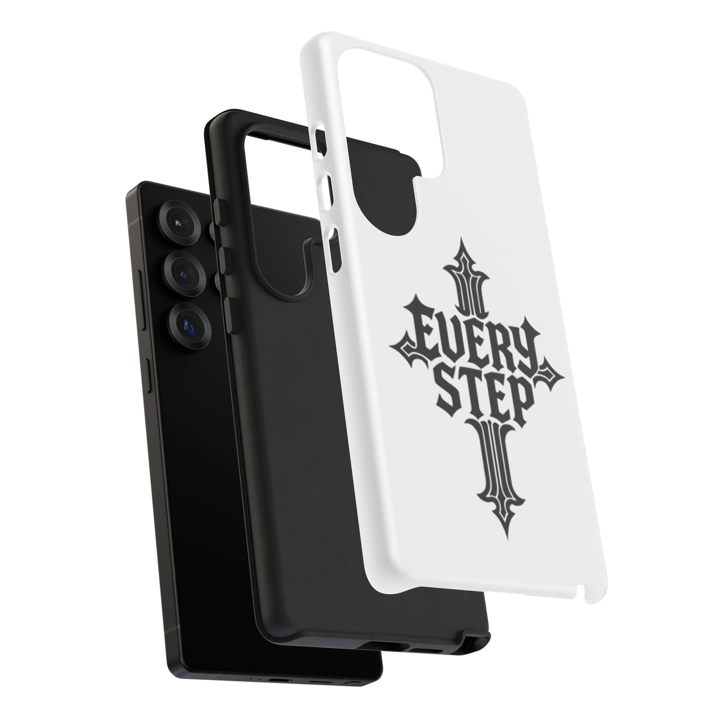 Coques résistantes au design motivant, Coque de téléphone « Chaque étape », Coque de téléphone inspirante, Cadeau unique pour lui/elle, Technologie inspirante [...]