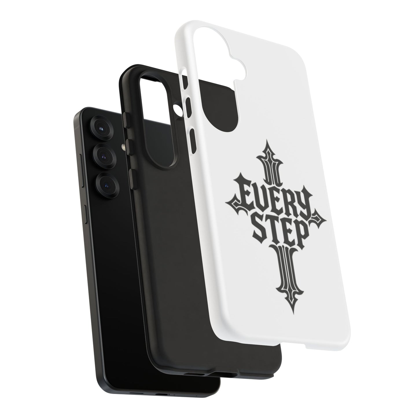 Coques résistantes au design motivant, Coque de téléphone « Chaque étape », Coque de téléphone inspirante, Cadeau unique pour lui/elle, Technologie inspirante [...]