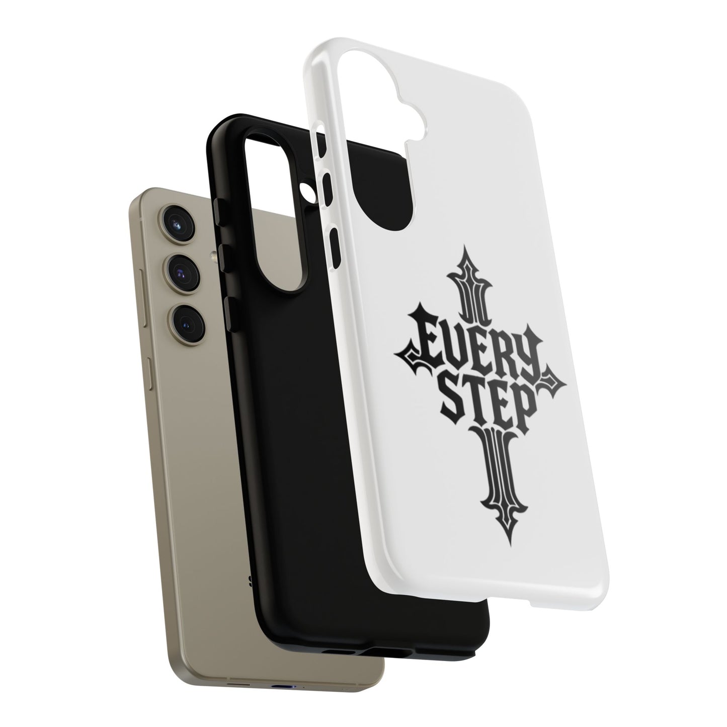 Coques résistantes au design motivant, Coque de téléphone « Chaque étape », Coque de téléphone inspirante, Cadeau unique pour lui/elle, Technologie inspirante [...]